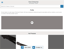 Tablet Screenshot of inkaenterprise.com
